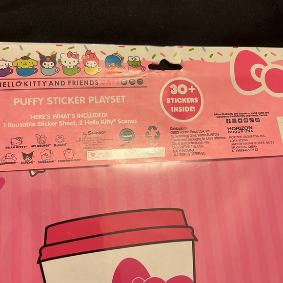 NWT Hello Kitty® Puffy Stickers Playset - Picture 3 of 3
